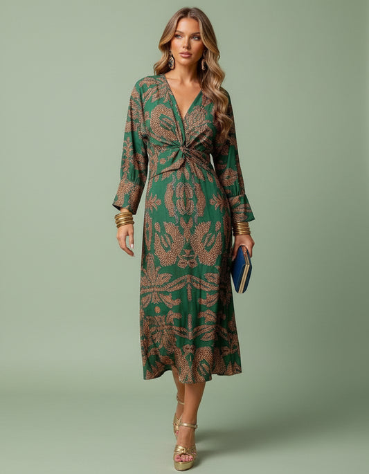 Selina Wedding Guest A-Line Maxi Dress