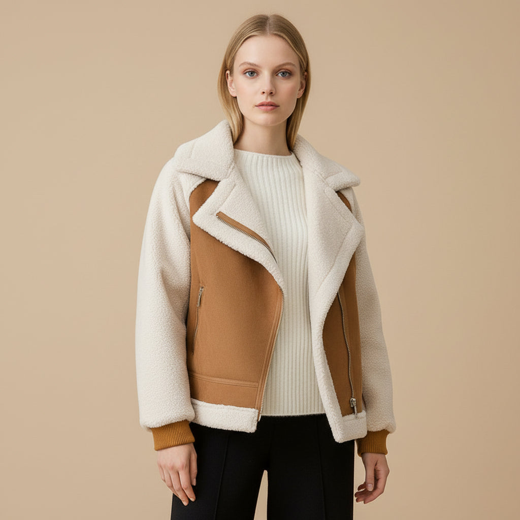 Ovidia Soft Faux Shearling Jacket