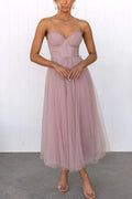 Lauren Elegant Satin Maxi Dress