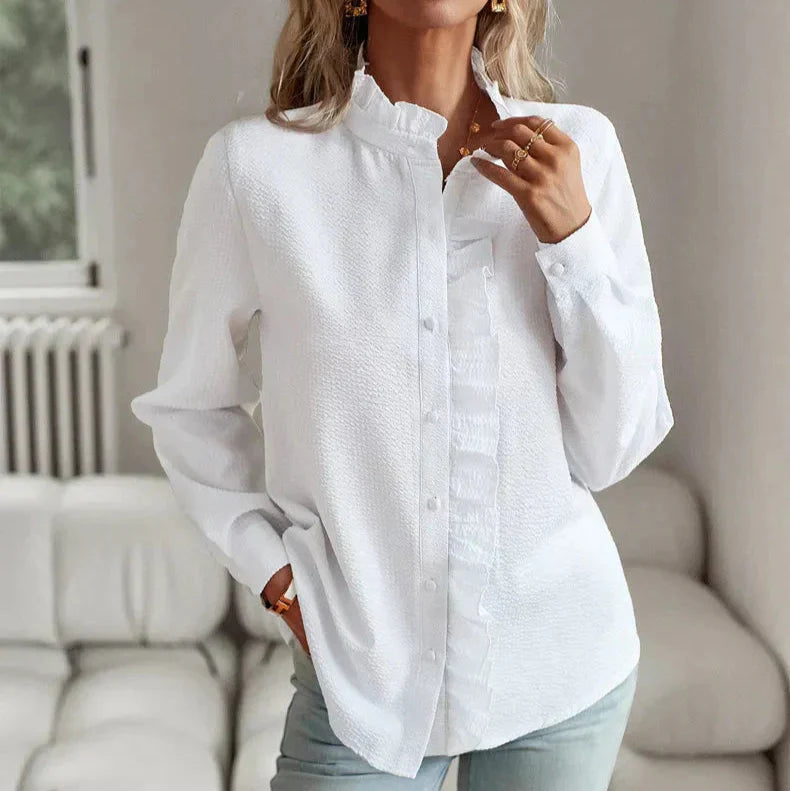Casual Elegance Soft Drape Blouse