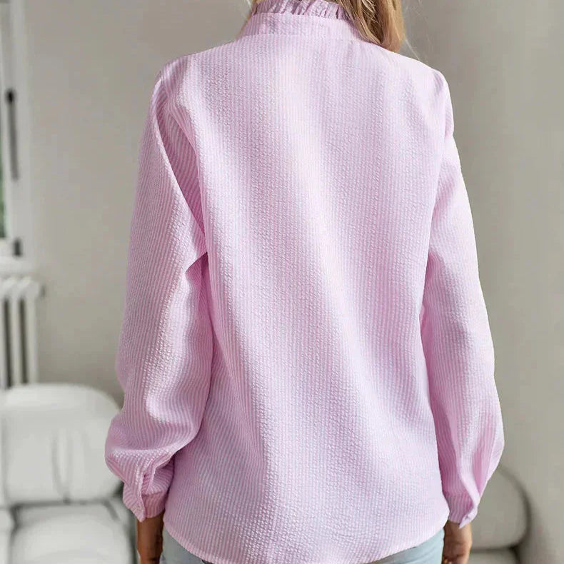 Casual Elegance Soft Drape Blouse