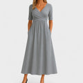 Saphira Elegant Midi Dress for Women