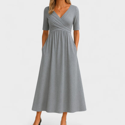 Saphira Elegant Midi Dress for Women