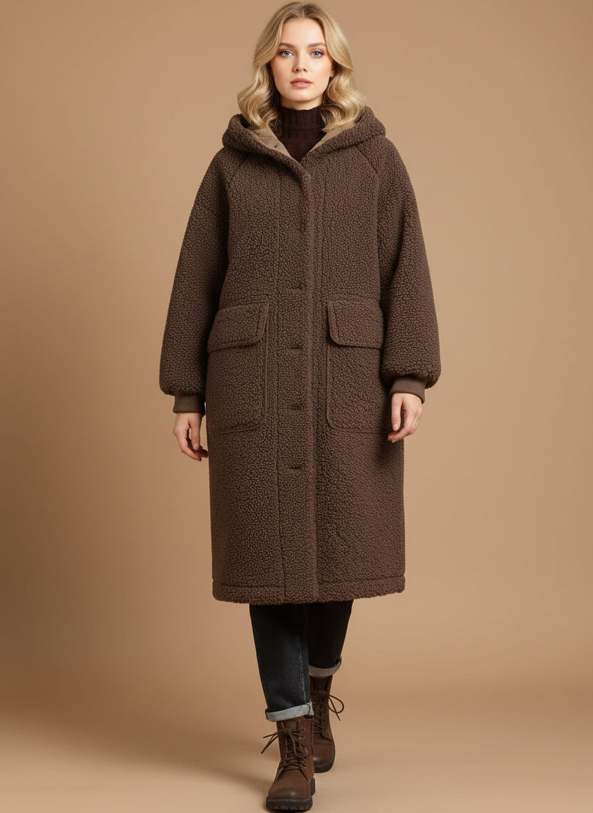 Sabella Faux Fur Winter Coat Jacket