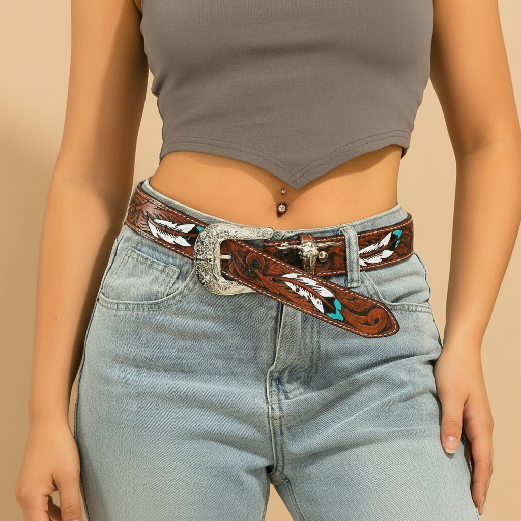 Mesa Western Leather Belt