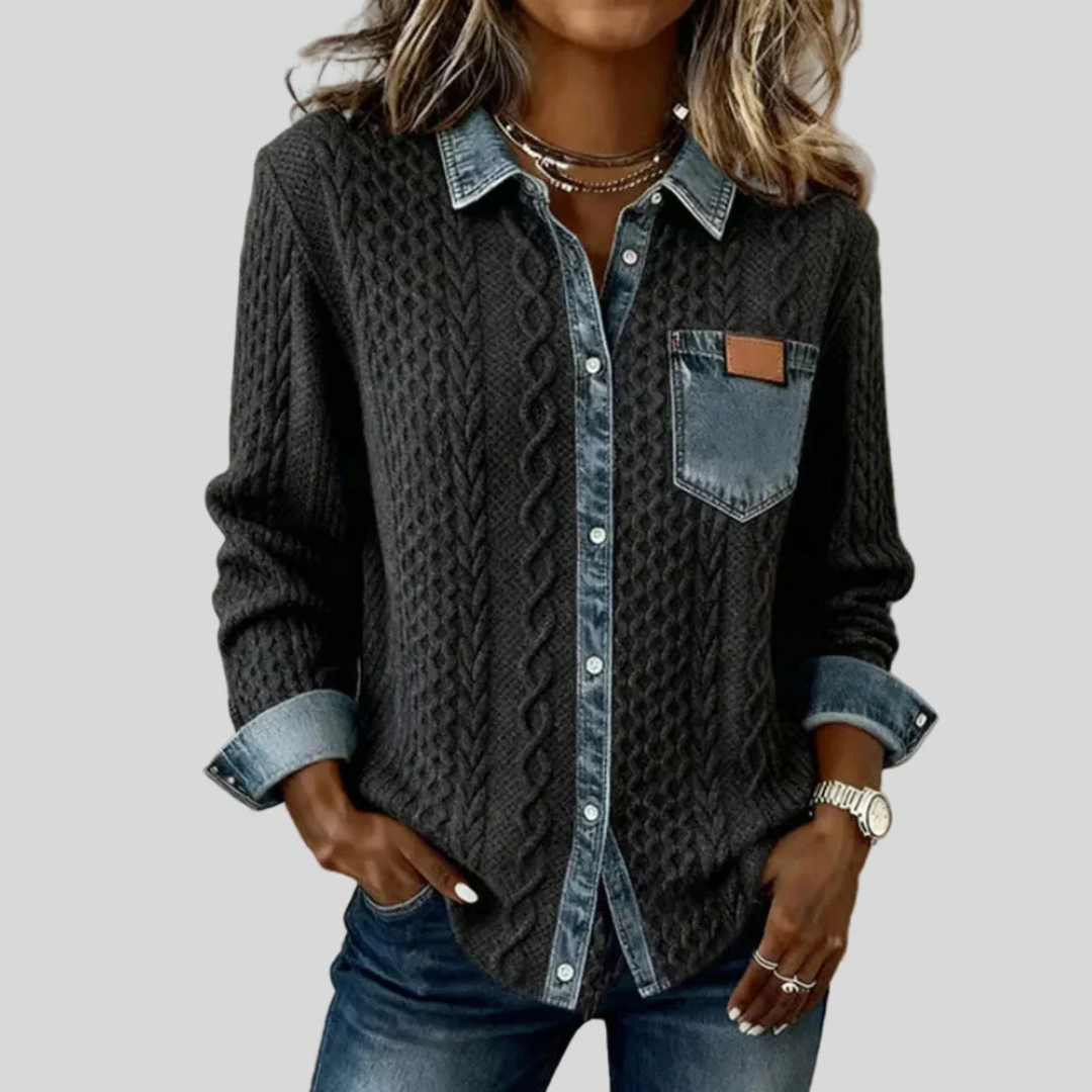 Piper Classic Denim Button-Down Shirt