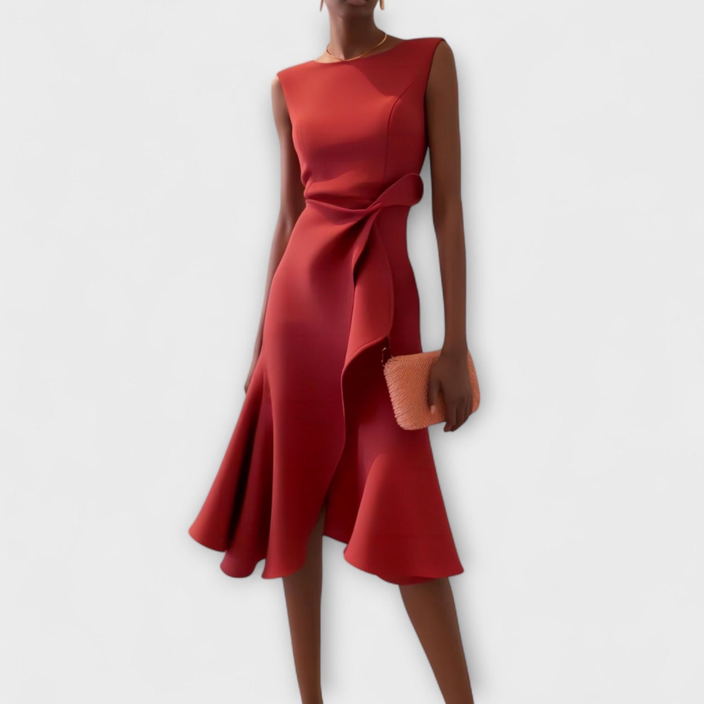 Elenora Sophisticated Midi Dress for Women