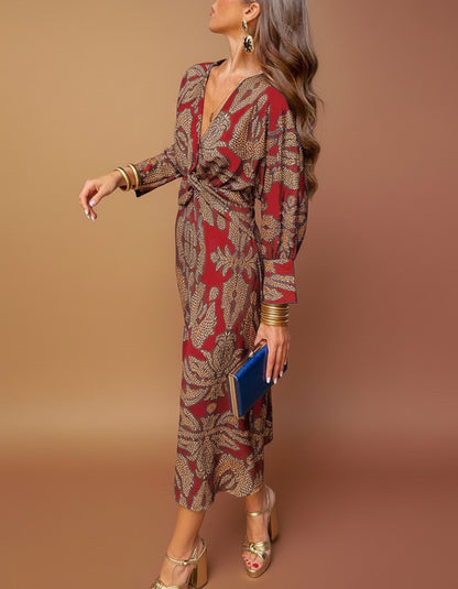 Selina Wedding Guest A-Line Maxi Dress