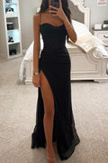 Reese Midnight Satin Evening Gown