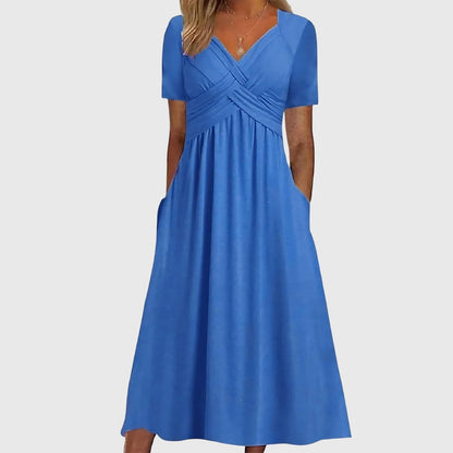 Novara Elegant Tummy Control Midi Dress