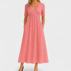 Saphira Elegant Midi Dress for Women