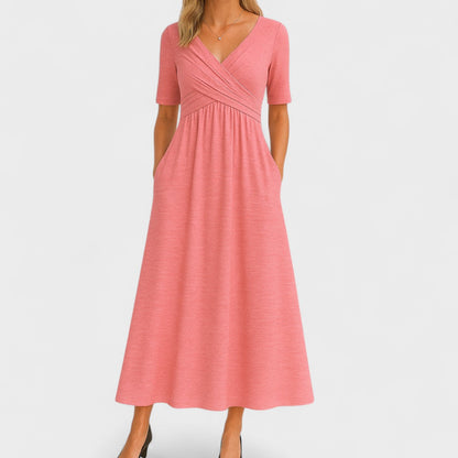 Saphira Elegant Midi Dress for Women