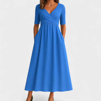Saphira Elegant Midi Dress for Women