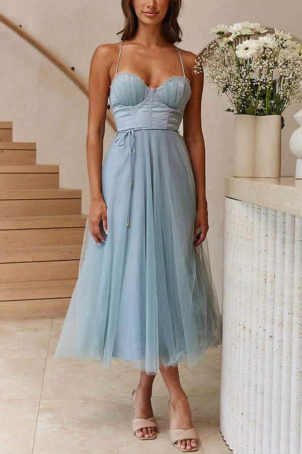 Lauren Elegant Satin Maxi Dress