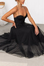 Lauren Elegant Satin Maxi Dress