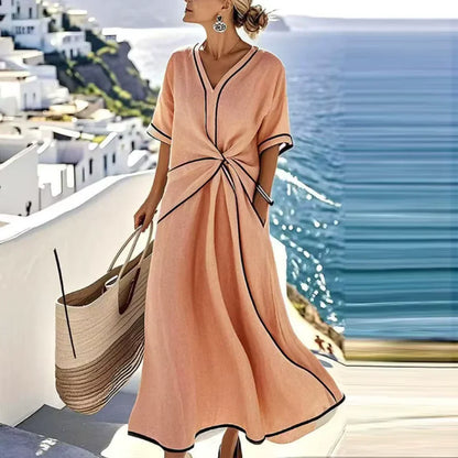 Nicole Wedding Guest Satin Midi Dress