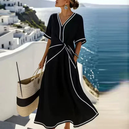 Nicole Wedding Guest Satin Midi Dress