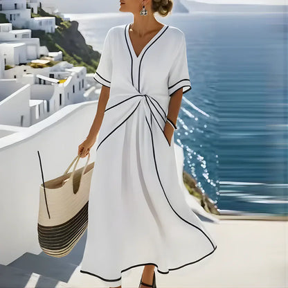 Nicole Wedding Guest Satin Midi Dress