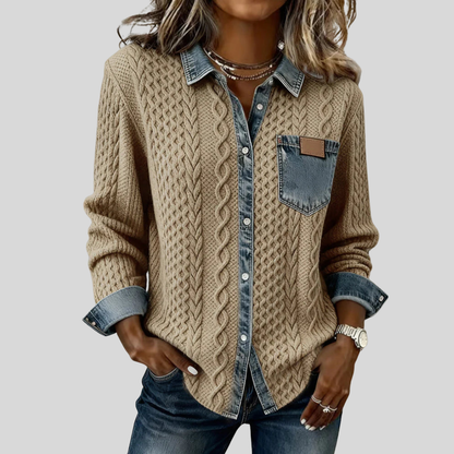 Piper Classic Denim Button-Down Shirt