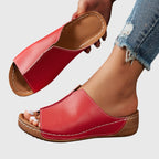 Elowen Contoured Leather Orthopedic Sandals