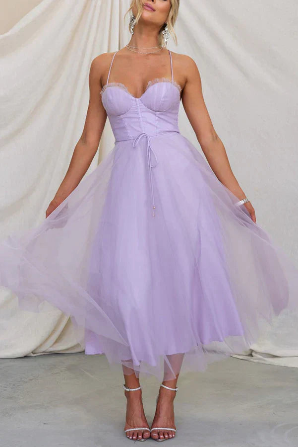 Lauren Elegant Satin Maxi Dress