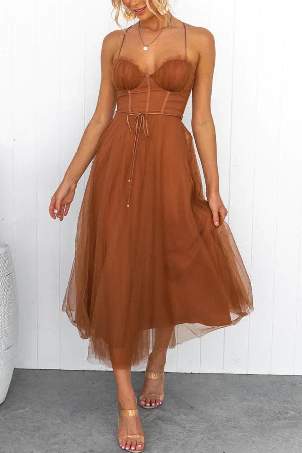 Lauren Elegant Satin Maxi Dress