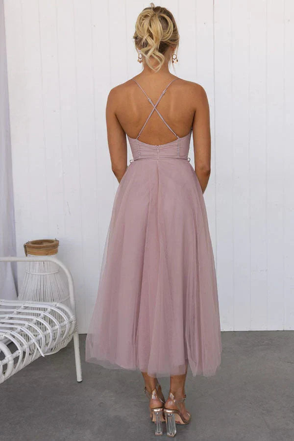 Lauren Elegant Satin Maxi Dress