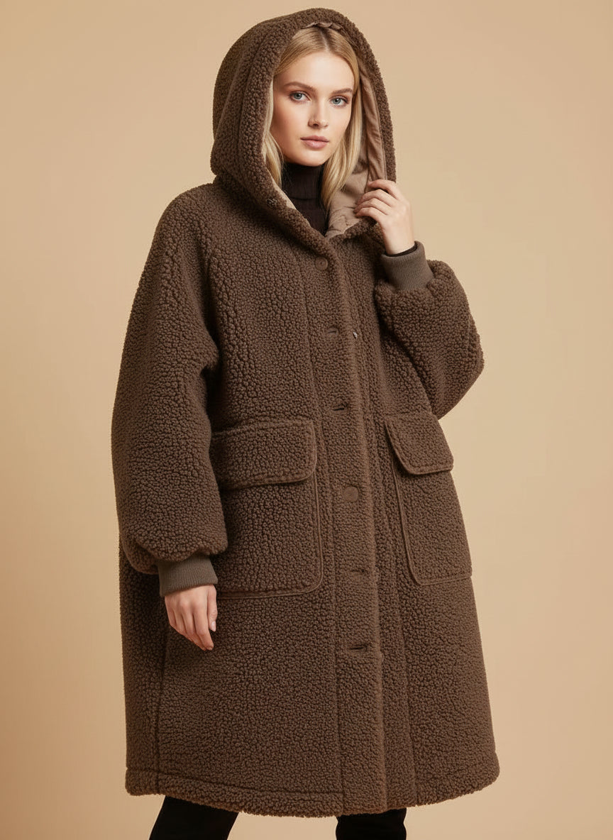 Sabella Faux Fur Winter Coat Jacket