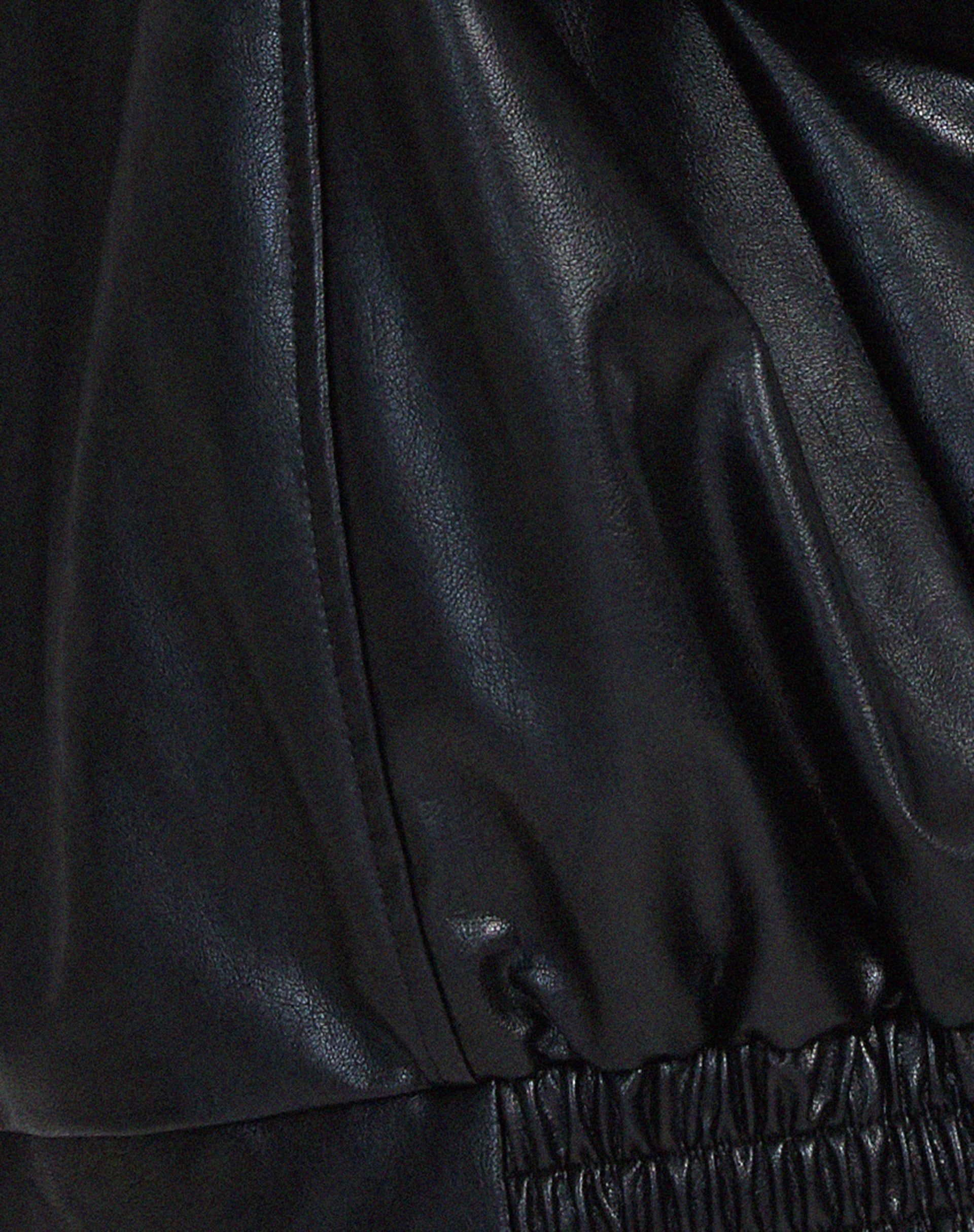 Paloma Oversized Leather Bomber Jacket