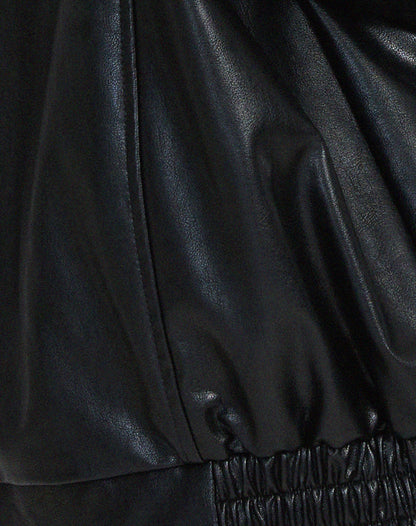 Paloma Oversized Leather Bomber Jacket