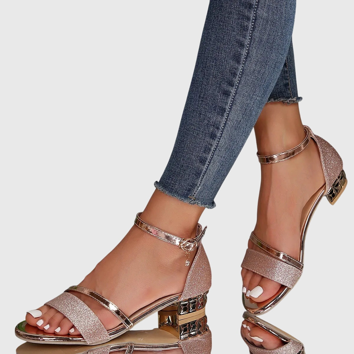 Orlena Comfort Orthopedic Block Heel Sandals