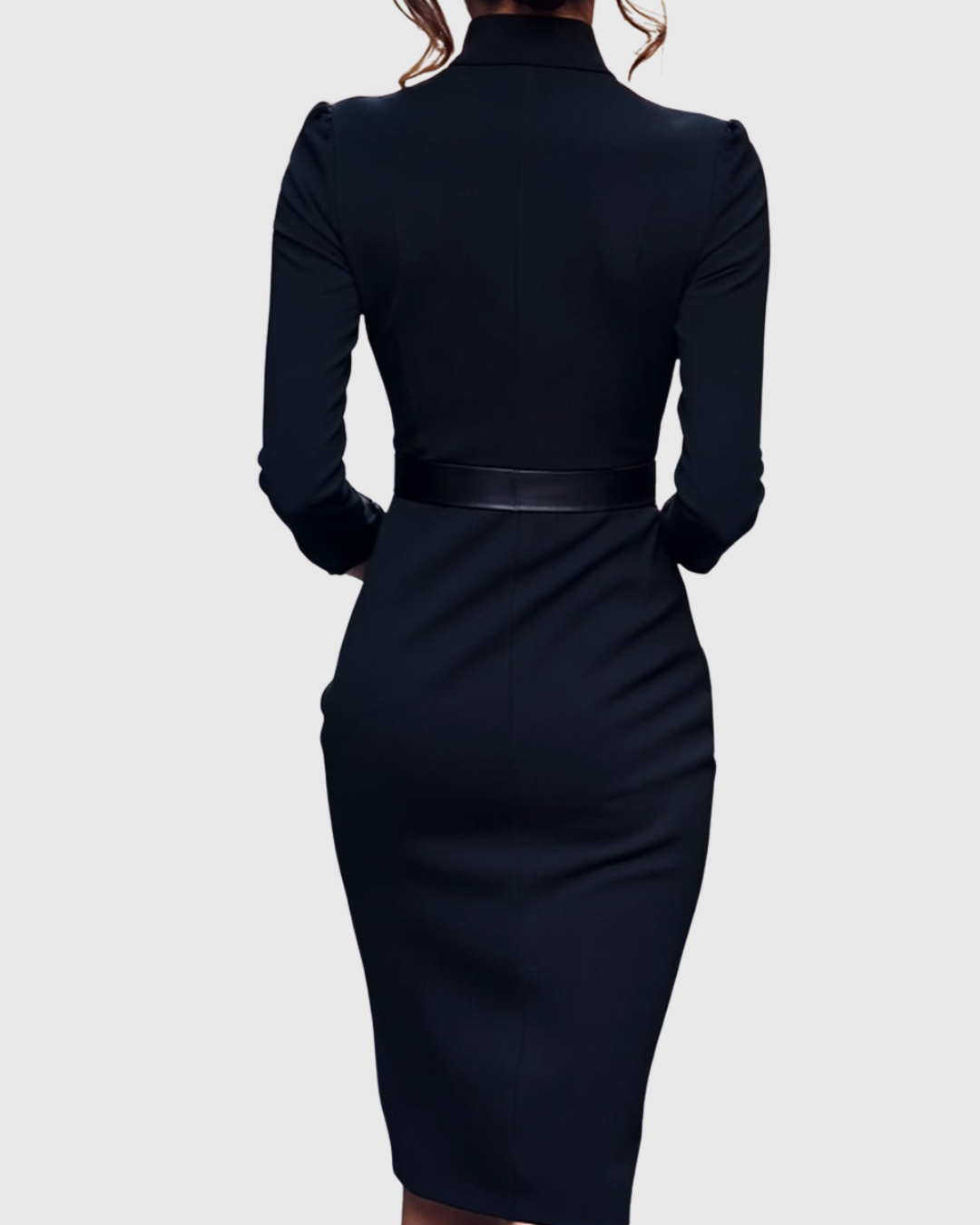 Elowara Elegant Midi Dress for Women