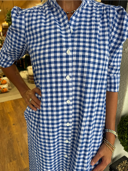 Faith Nantucket Linen Midi Dress