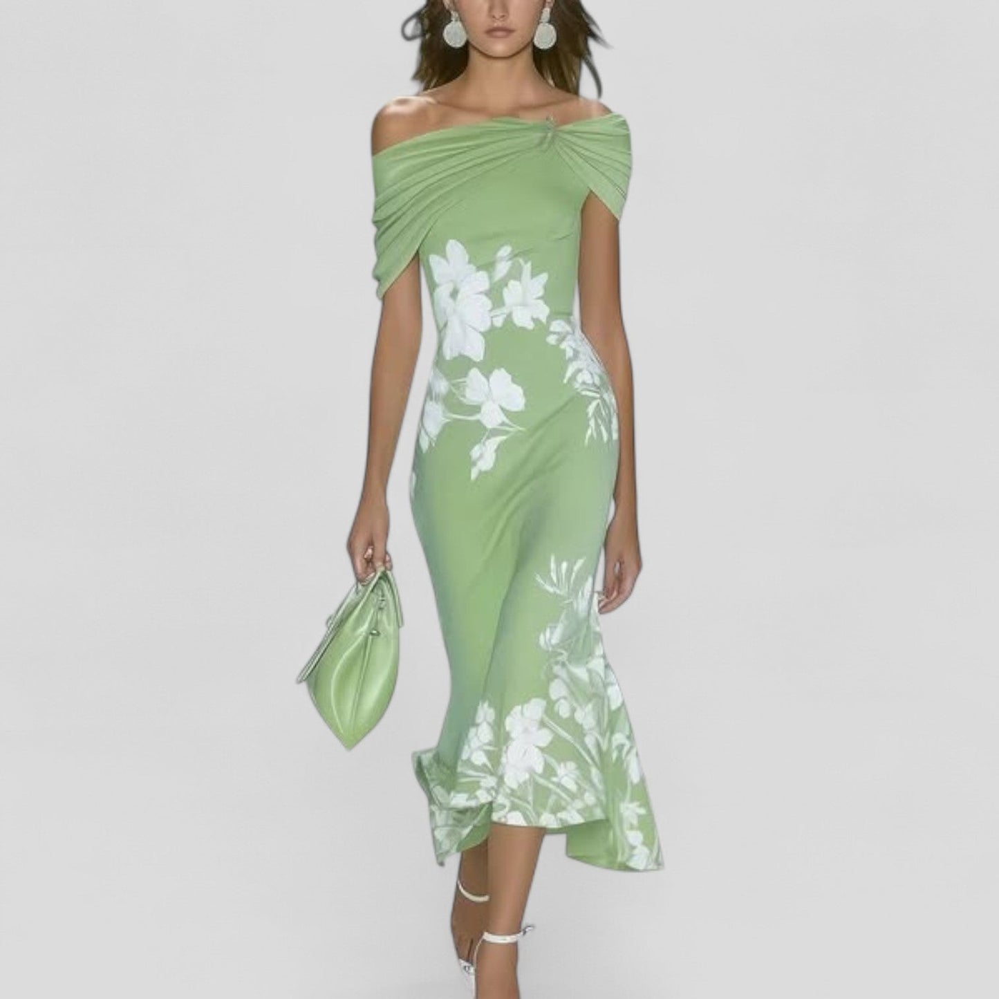 Lunessa Elegant Midi Dress for Women