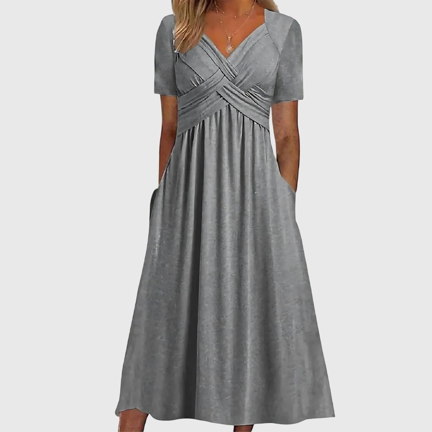 Novara Elegant Tummy Control Midi Dress