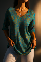 Victoria Retro Knit Pullover Sweater