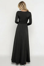 Luxe Black Maxi Dress