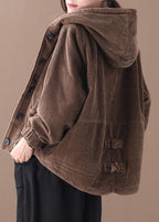 Eleanor Corduroy Winter Coat Jacket