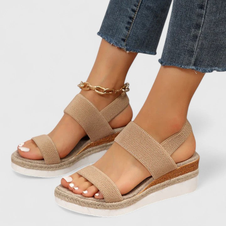 Senara Leather Arch Support Sandals
