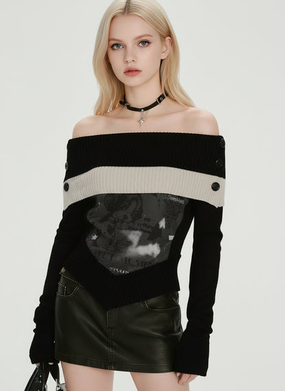 Leticia Cold-Shoulder Top
