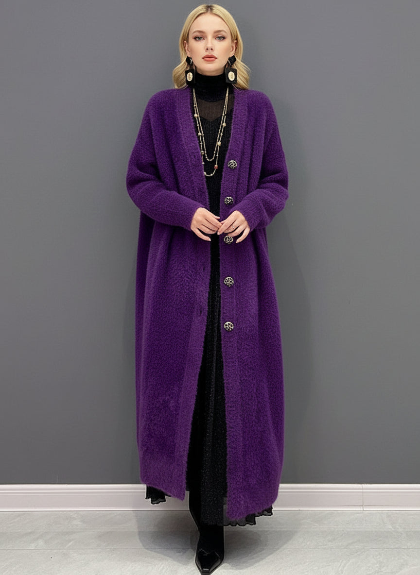 Amara V-Neck Long Cardigan