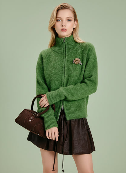 Helena Floral Knit Cardigan