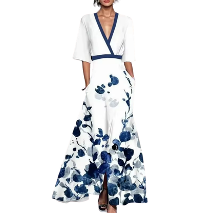 Freya Summer Floral Wrap Midi Dress