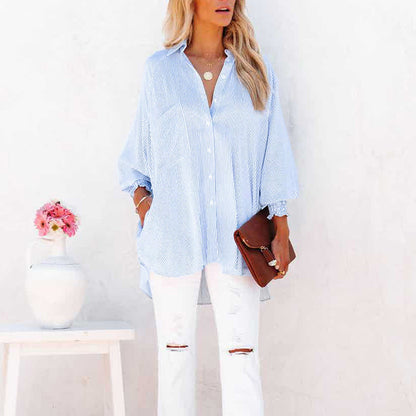 Hazel Relaxed Fit Button-Down Shirt