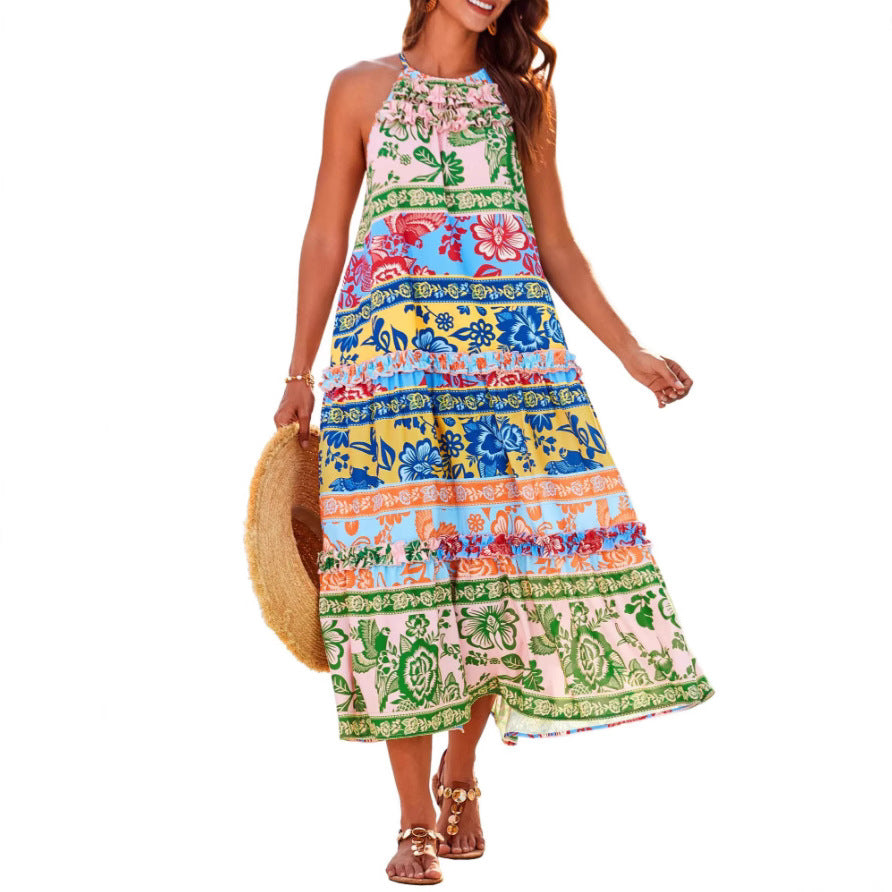 Bianca Boho Lace Maxi Dress