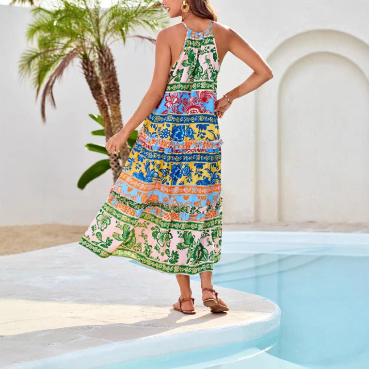 Bianca Boho Lace Maxi Dress