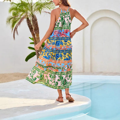 Bianca Boho Lace Maxi Dress