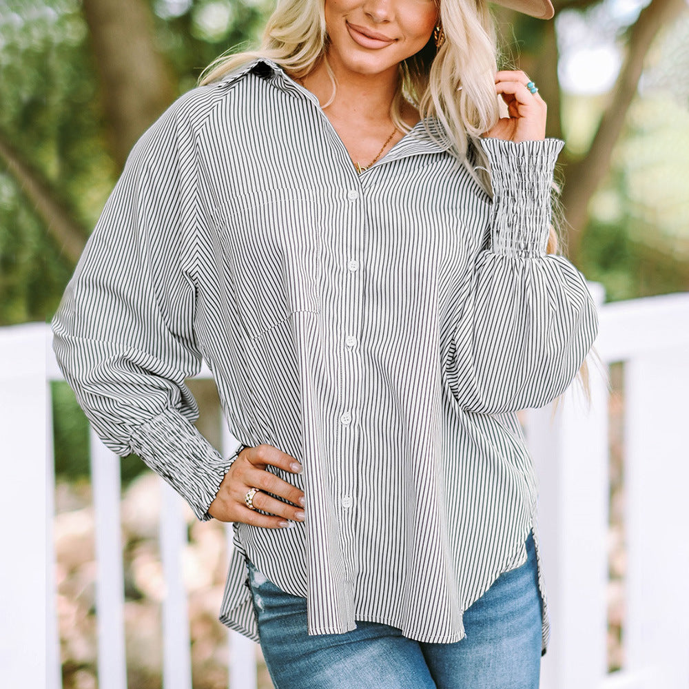 Hazel Relaxed Fit Button-Down Shirt