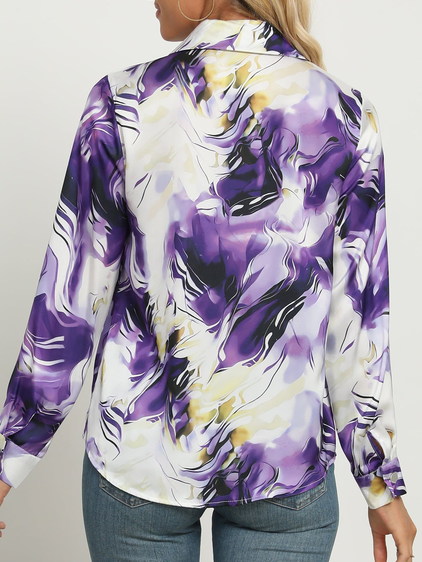 Flowy Satin Blouse
