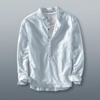 Arturo Linen Mandarin Shirt